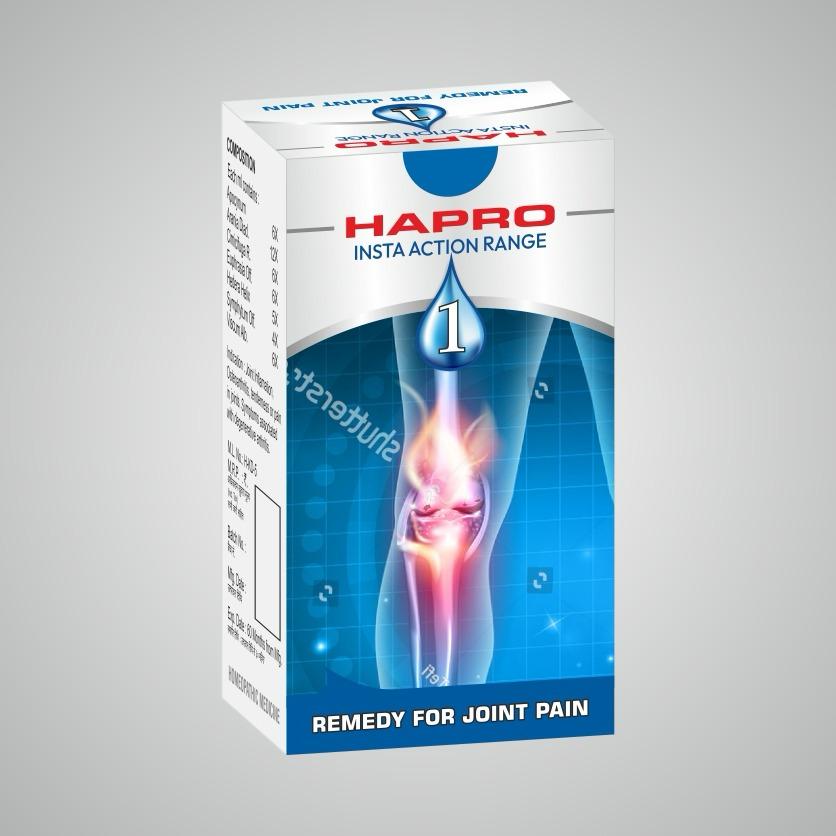 Hapro IAR (Insta Action Range Drops) Drop No – 01 Arthritis (30ml)