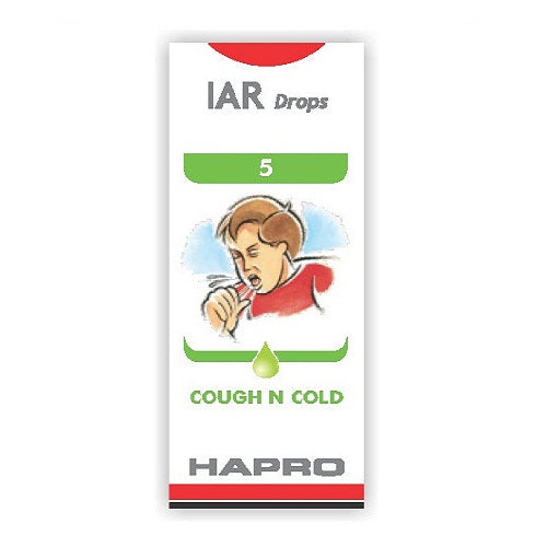 Hapro IAR (Insta Action Range Drops) Drop No – 05 Cough and Cold (30ml)
