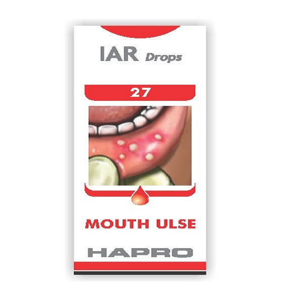 Hapro IAR (Insta Action Range Drops) Drop No – 27 Mouth Ulse (30ml)