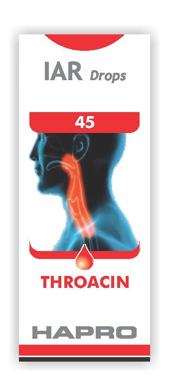 Hapro IAR (Insta Action Range Drops) Drop No – 45 Throacin (30ml)