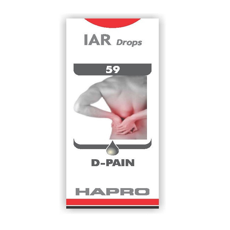 Hapro IAR (Insta Action Range Drops) Drop No – 59 D-Pain (30ml)