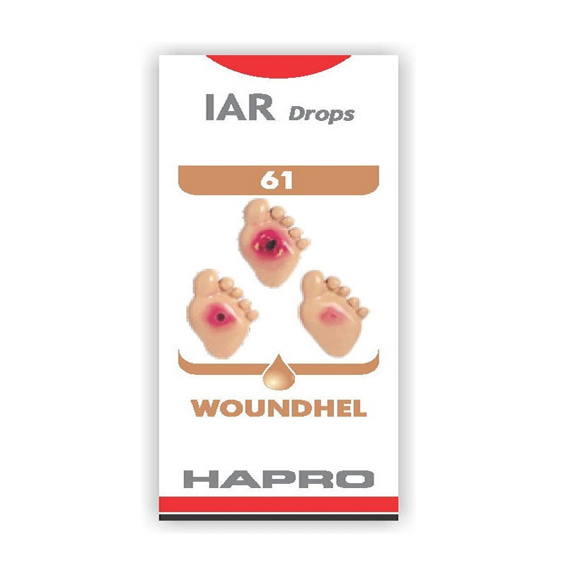 Hapro IAR (Insta Action Range Drops) Drop No – 61 Woundhel (30ml)