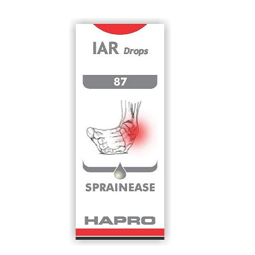 Hapro IAR (Insta Action Range Drops) Drop No – 87 SPRAINEASE (30ml)