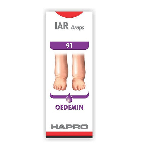 Hapro IAR (Insta Action Range Drops) Drop No – 91 OEDEMIN (30ml)