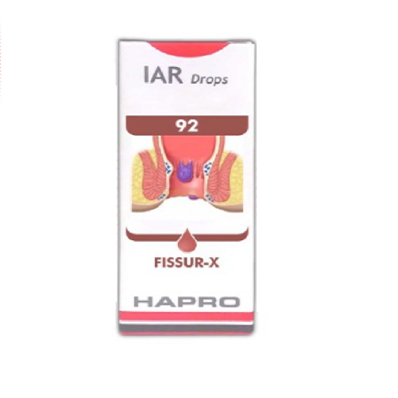 Hapro IAR (Insta Action Range Drops) Drop No – 92 FISSUR-X (30ml)