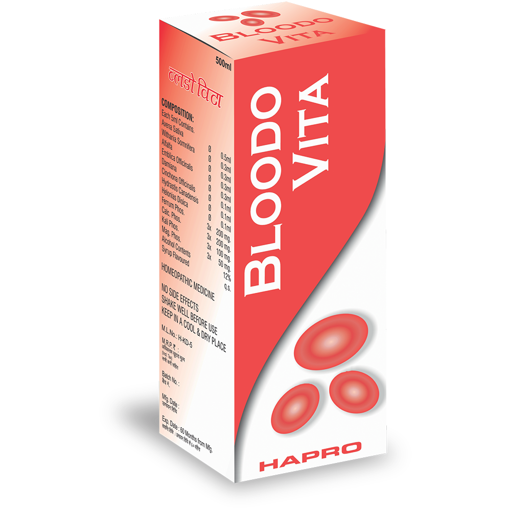 Hapro Bloodo Vita : Helps Regulate and Purify Blood Flow and Tones Up Nervous Systems
