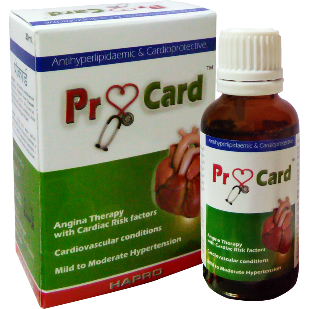 Hapro Procard : Antihyperlipidaemic and Cardioprotective.