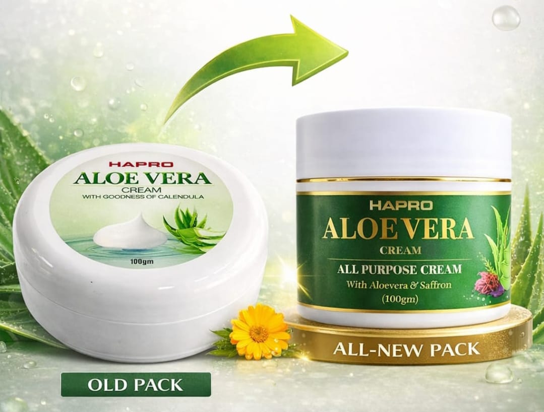 Hapro Aloe Vera Cream – with Goodness of Calendula (Pack Of 2 Pieces)