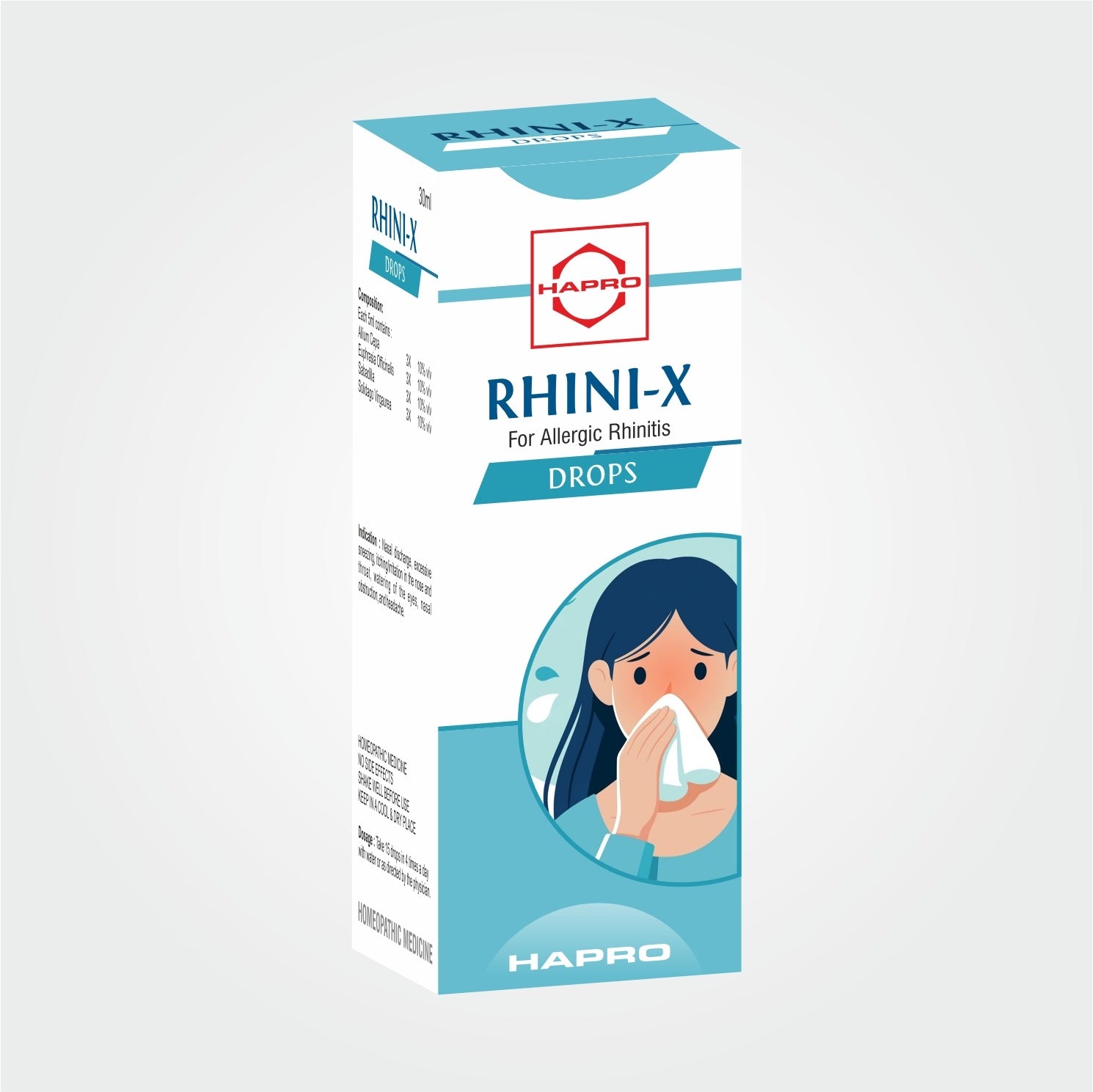 Rhini-X Drops – Natural Relief for Allergic Rhinitis & Nasal Allergies (30ml)