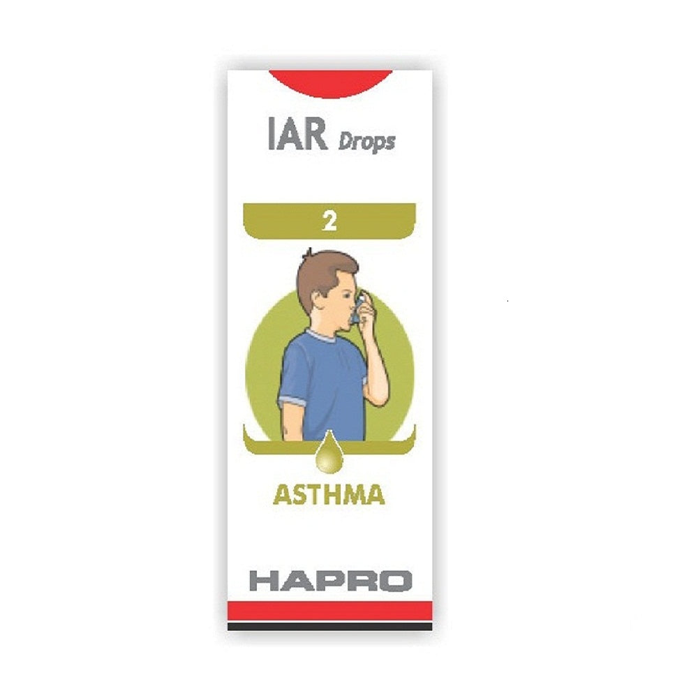 Hapro IAR (Insta Action Range Drops) Drop No – 02 Asthma (30ml)