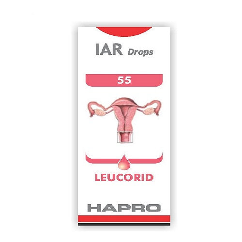 Hapro IAR (Insta Action Range Drops) Drop No – 55 leucorid (30ml)