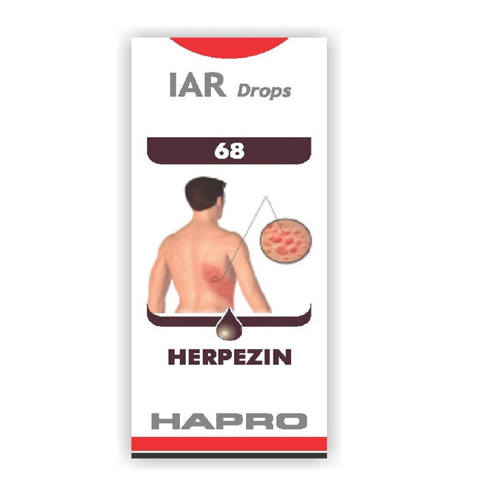 Hapro IAR (Insta Action Range Drops) Drop No – 68 HERPEZIN (30ml)