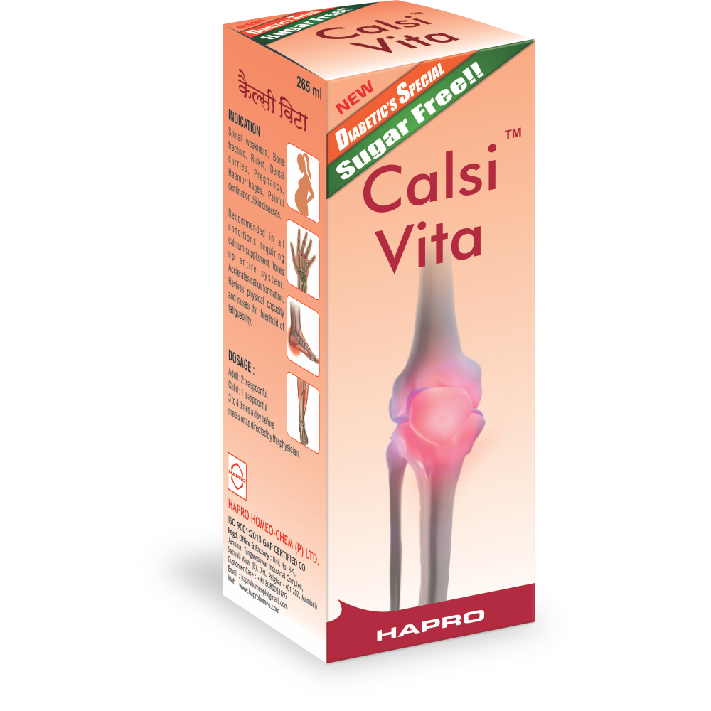 Hapro Calsi Vita : Health Tonic For Calcium Deficiency And Bone Health.