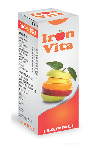 Hapro Iron Vita: Comprehensive Iron Supplement For Iron Deficiency, Tones Up Brain And Nervous Systems